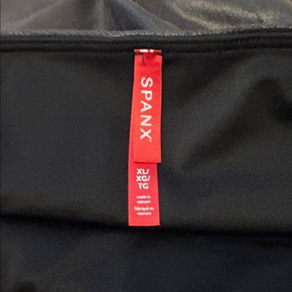 Spanx Faux Leather Leggings Black Style 2437 Size XL - Picture 4 of 12